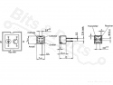 Infrared reflection sensor optocoupler TCRT5000